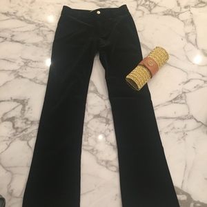 Chaiken black velvet pant sz 4